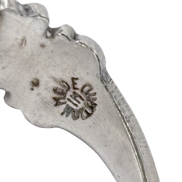 Vintage Denmark Windmill Spoon Ring | Sterling Silver 925 Denmark | Size 4.5 - Picture 6 of 9